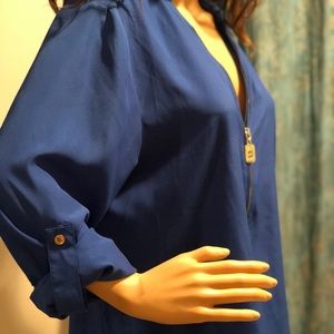 Michael Kors Electric Blue Blouse